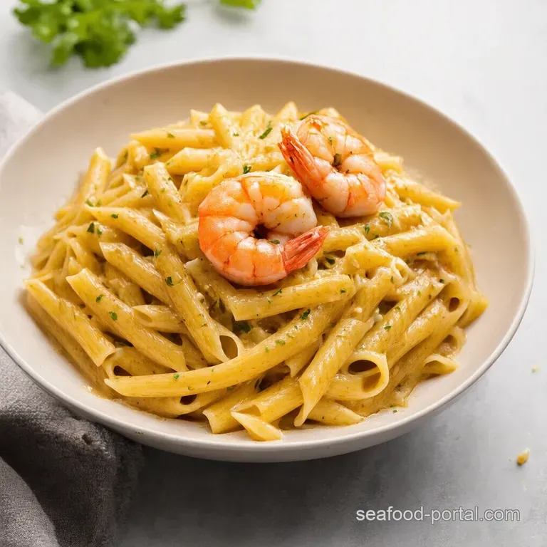 OnePot Garlic Butter Shrimp Pasta Dinner in a Flash