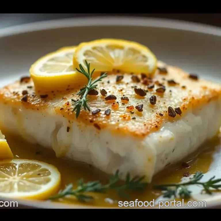 Oven Baked Cod with Lemon-Herb Crust