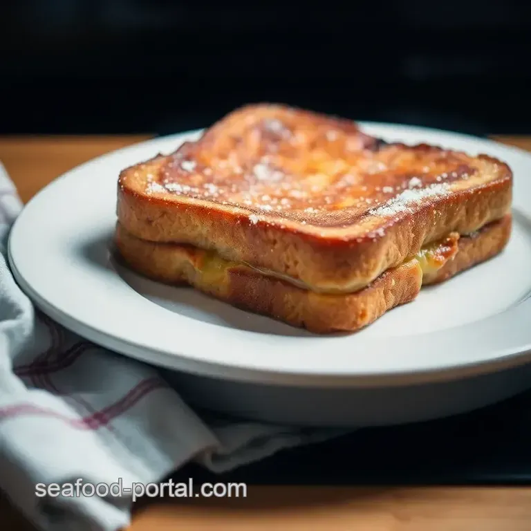 Oven Baked French Toast presentation