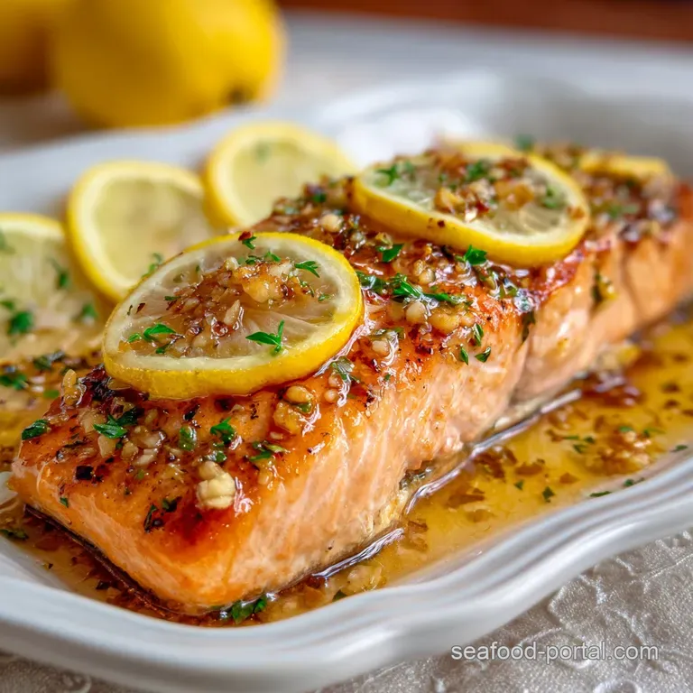 The Ultimate Oven Baked Salmon: Garlic Butter