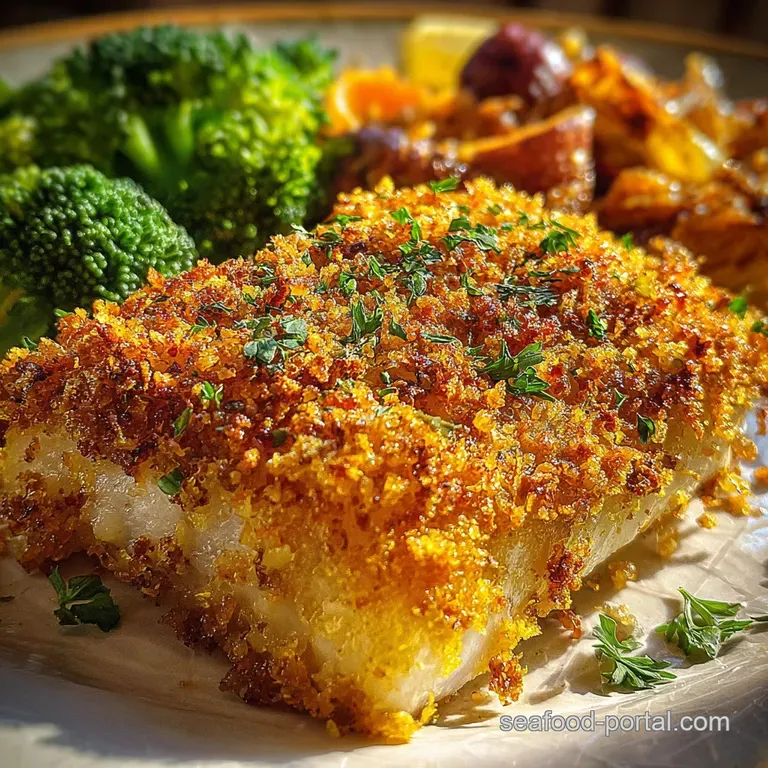 Perfectly baked walleye fillet resting on fluffy white rice, garnished with fresh parsley and a vibrant lemon slice, invit...