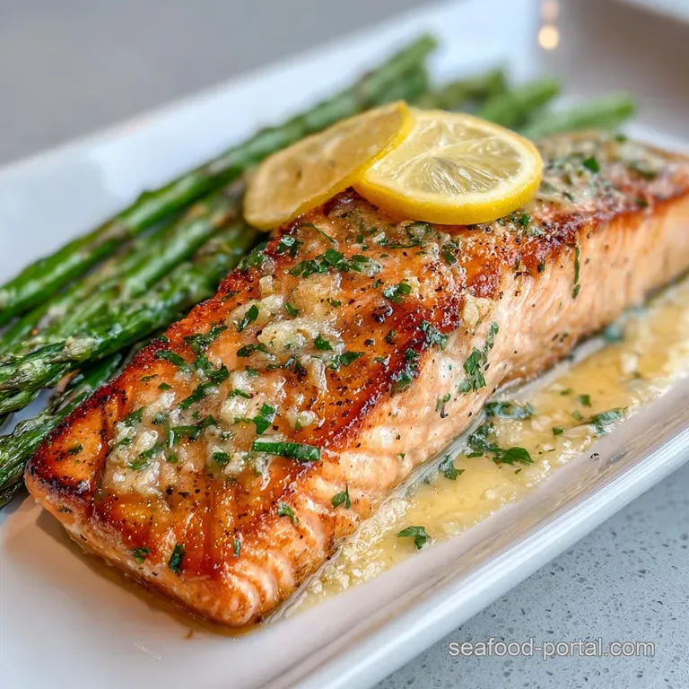 Salmon Recipe Cooked in the Oven with Lemon and Garlic