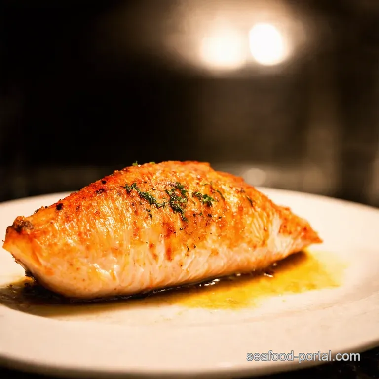 Ovenbaked Brazilian Fish Fiesta Pintado Tilapia presentation