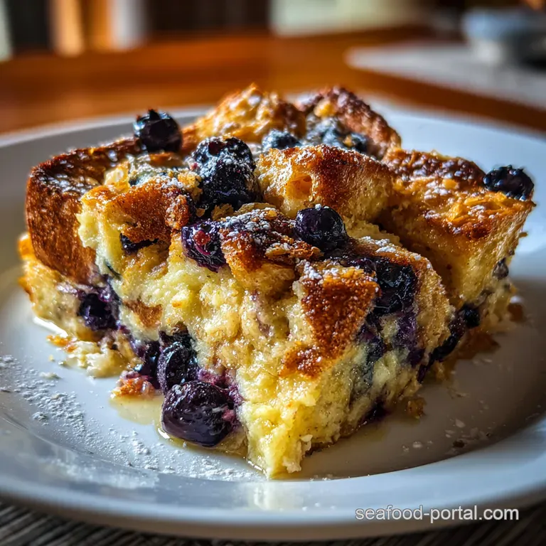 The Best Blueberry French Toast Casserole Overnight Cream Cheese Bake