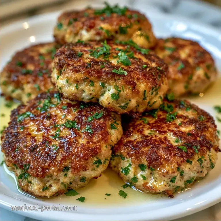 Crispy Traditional Pan Fried Tuna Cakes