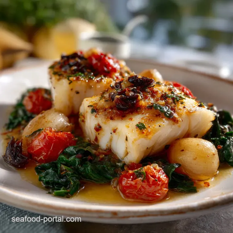 Cod Recipes: Pan-Roasted Mediterranean Supper