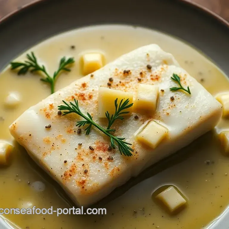 Pan-Seared Alaskan Cod with Lemon-Dill Butter Sauce
