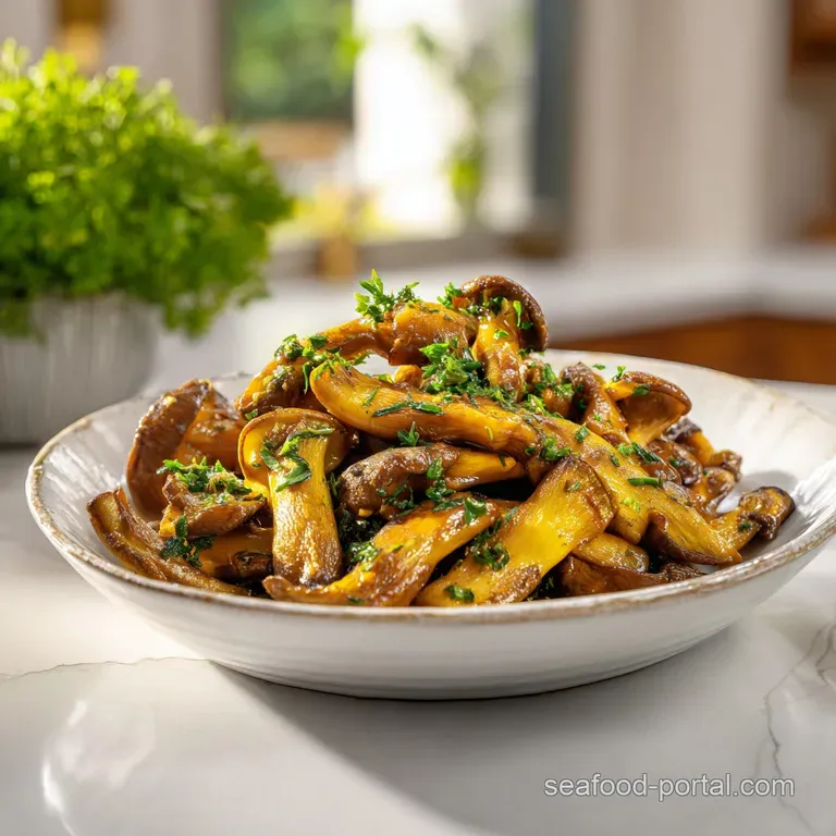 Pan-Seared Oyster Mushrooms: Meaty and Caramelized