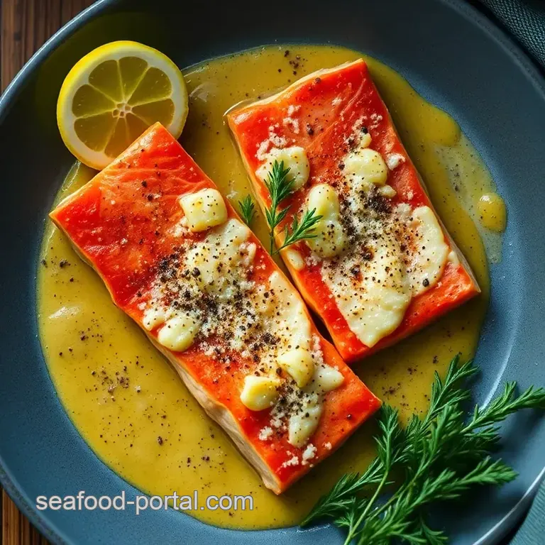 Pan-Seared Ruby Red Trout with Lemon-Butter Sauce presentation