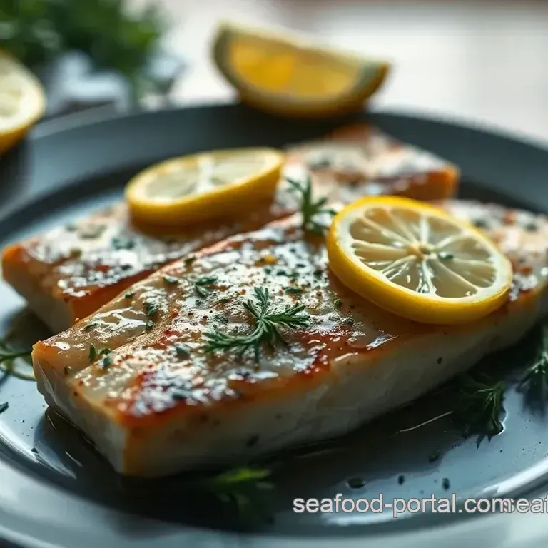 Pan-Seared Steelhead with Lemon-Dill Butter Sauce