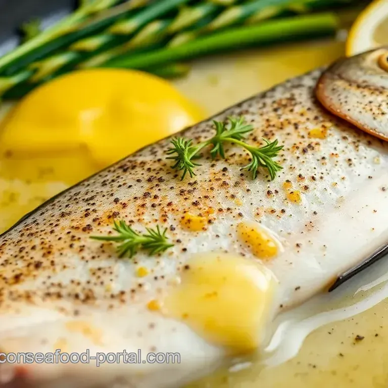 Pan-Seared Speckled Sea Trout with Lemon Herb Butter