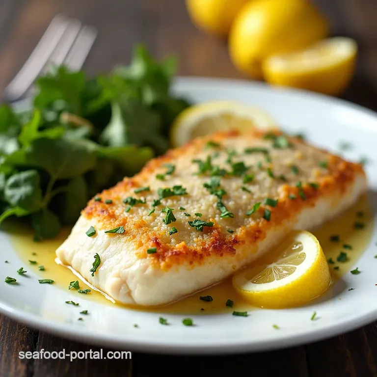 Parmesan Baked Fish A Crispy My Cheesy LemonHerb Secret