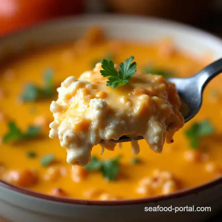 The Ultimate Cheesy Crab Dip Paula Deen Inspired presentation