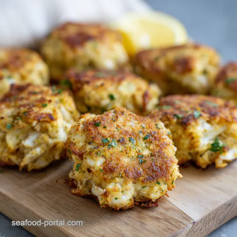 Perfect Panfried Crab Cakes Seaside Flavours at Home presentation
