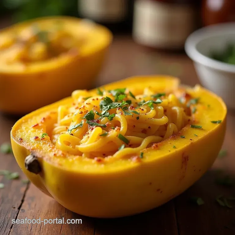 The Golden Standard Perfectly Tender Whole Roasted Spaghetti Squash The NoFuss Method presentation