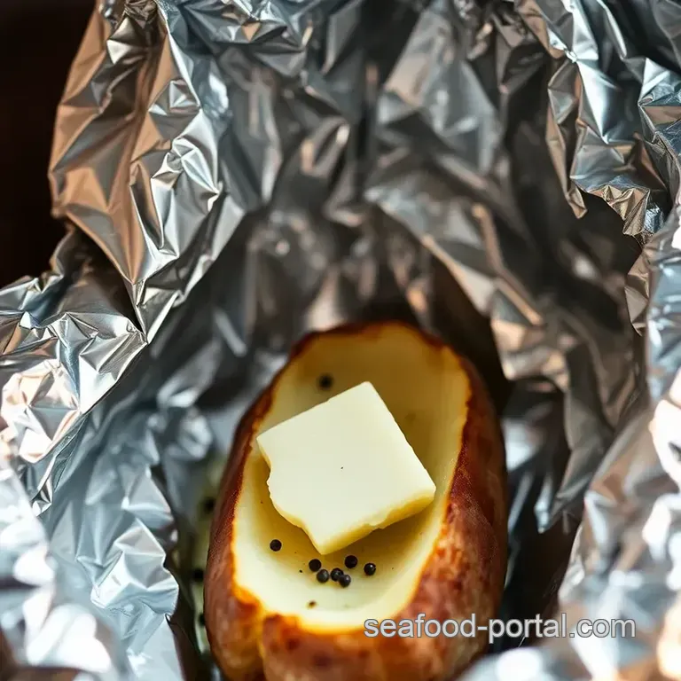 Perfectly Baked Potatoes: the Foil-Wrapped Delight presentation