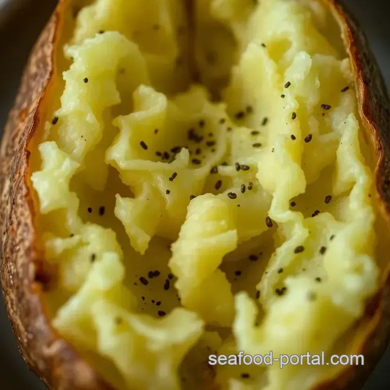 Perfectly Fluffy Baked Potatoes presentation