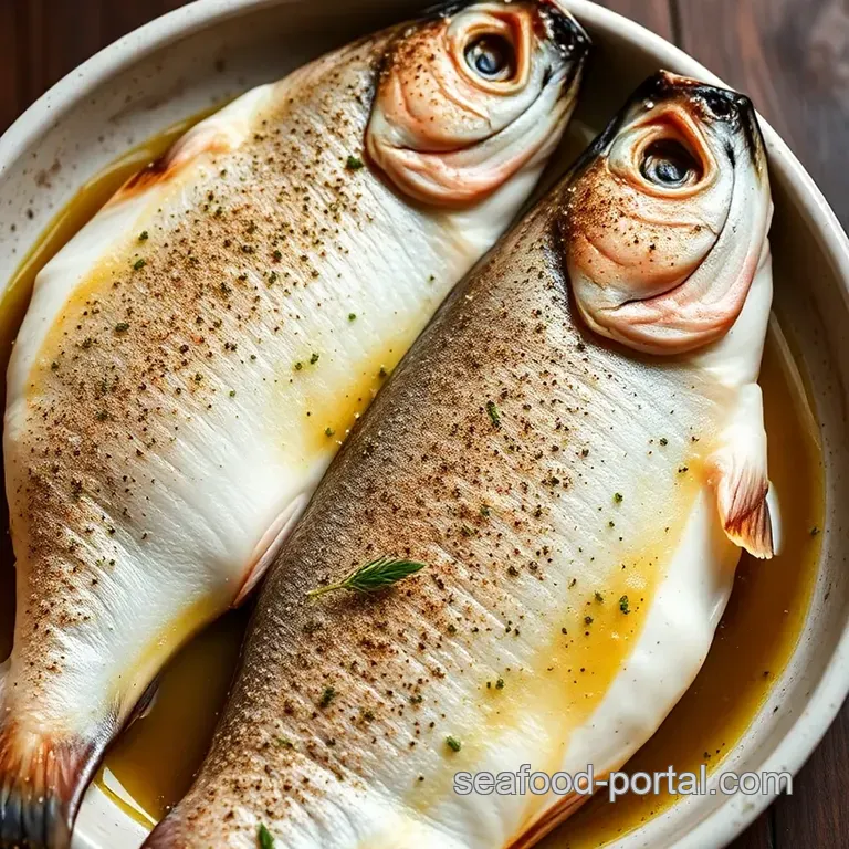 Perfectly Grilled Trout with Herb Butter presentation