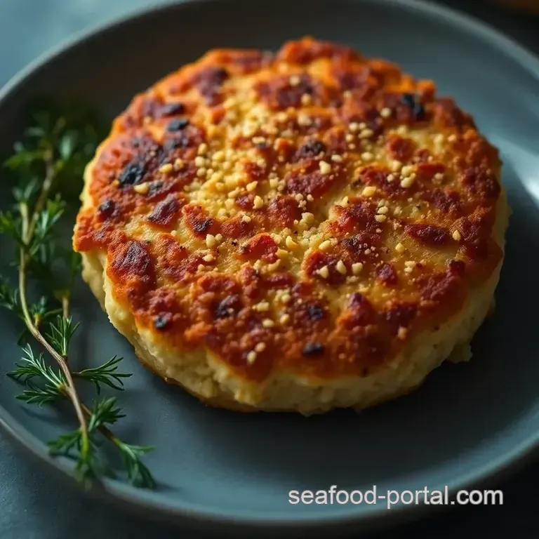Perfectly Pan-Seared Salmon Cakes presentation