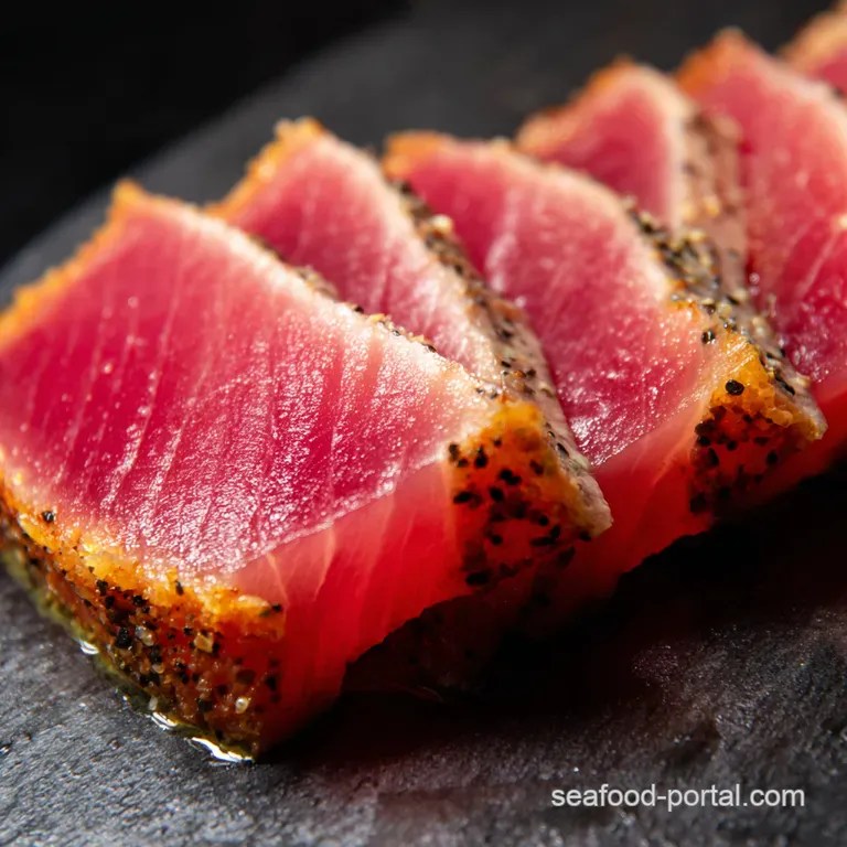 Perfectly Seared Tuna Steaks with SesameGinger Glaze