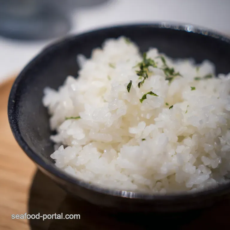 Perfectly Seasoned Sushi Rice presentation