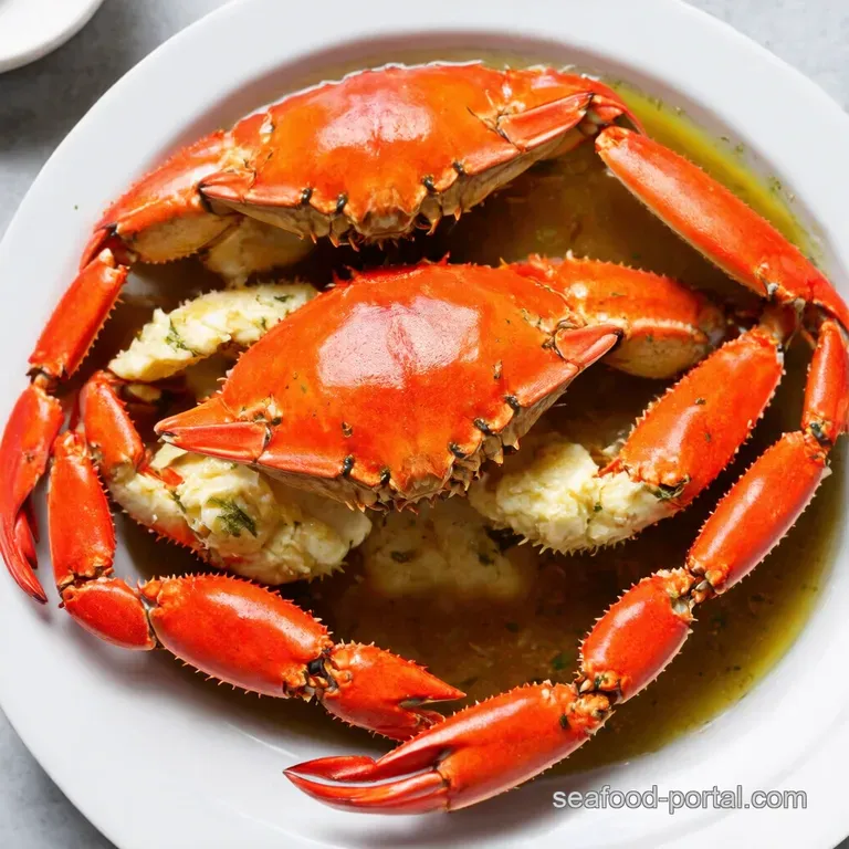 Perfectly Steamed Crab Legs with GarlicHerb Butter