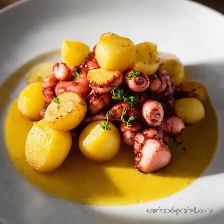 Perfectly Tender Sous Vide Octopus with LemonHerb Potatoes