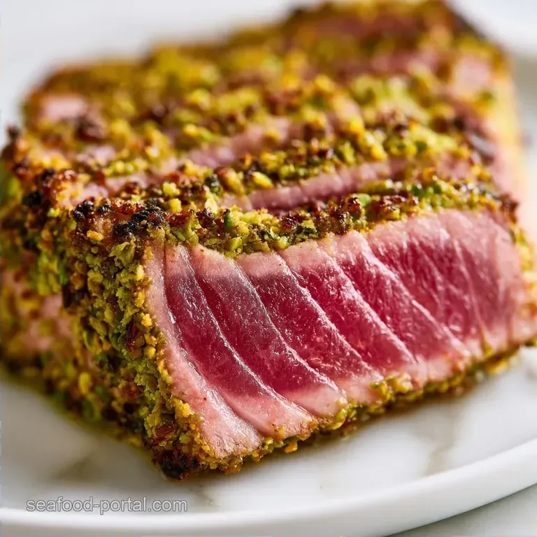 Pistachio Tuna Steaks: Satisfyingly Crunchy