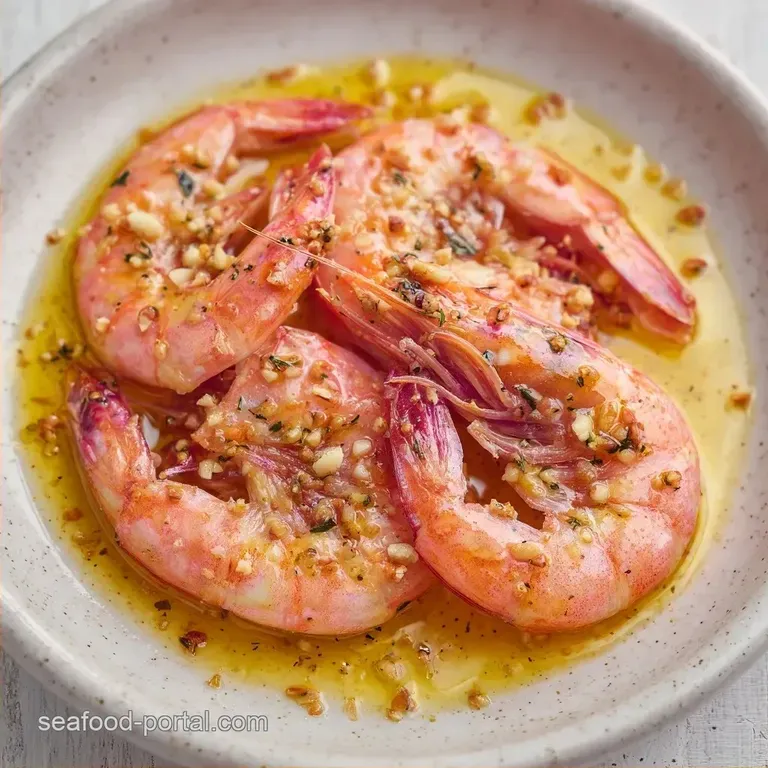 Poached Olive Oil Shrimp: Velvety and Garlic-Infused