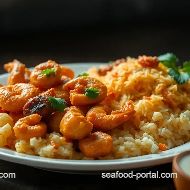 Prawn Fry and Biryani: Spicy Seafood Delight
