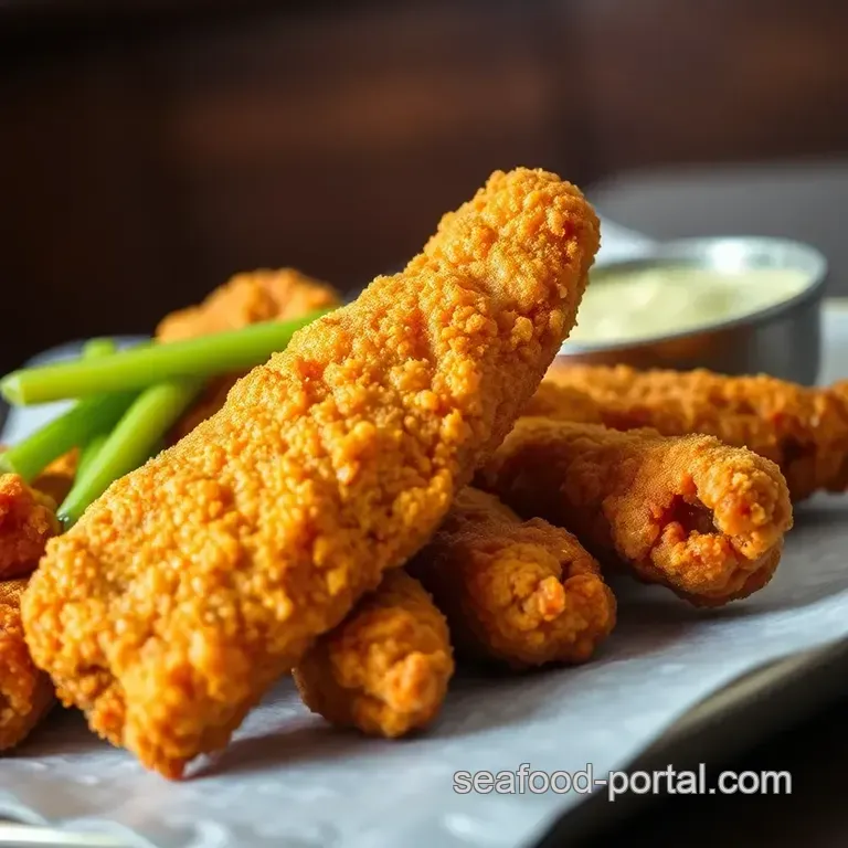 Proper Cracking Chicken Tenders: Crispy Juicy and Downright Delicious presentation