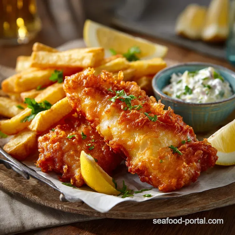 Fish and Chips: the Proper Plaice Recipe presentation