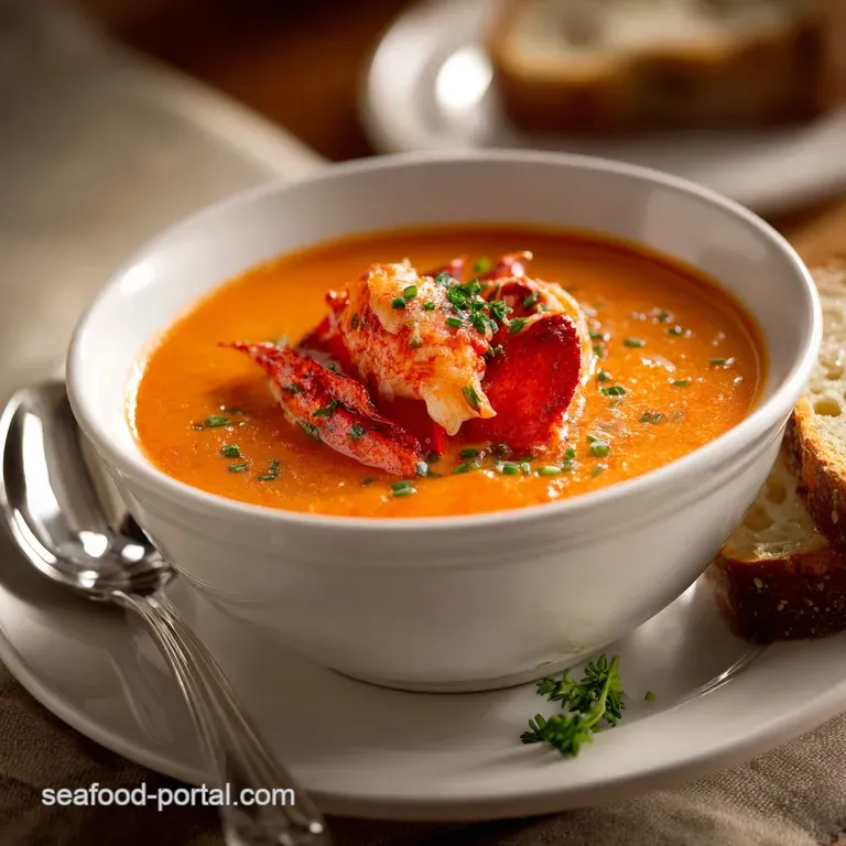 Lobster Bisque: the Quintessential Proper French Classic presentation