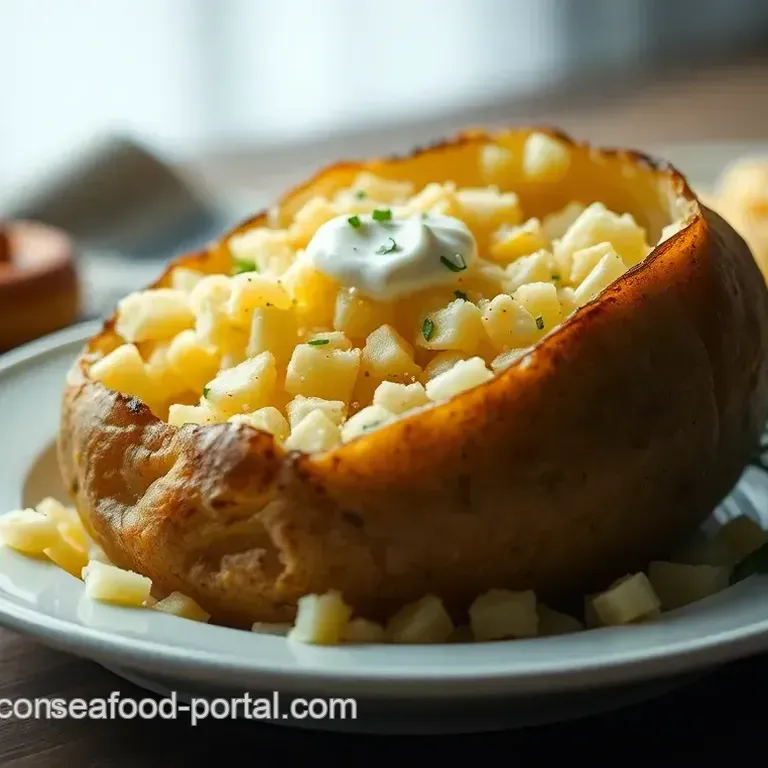 Quick and Easy Microwave Baked Potato Delight
