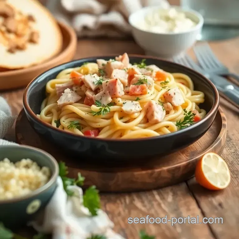 Quick Tuna Pasta Salad - 20-Minute Delight presentation