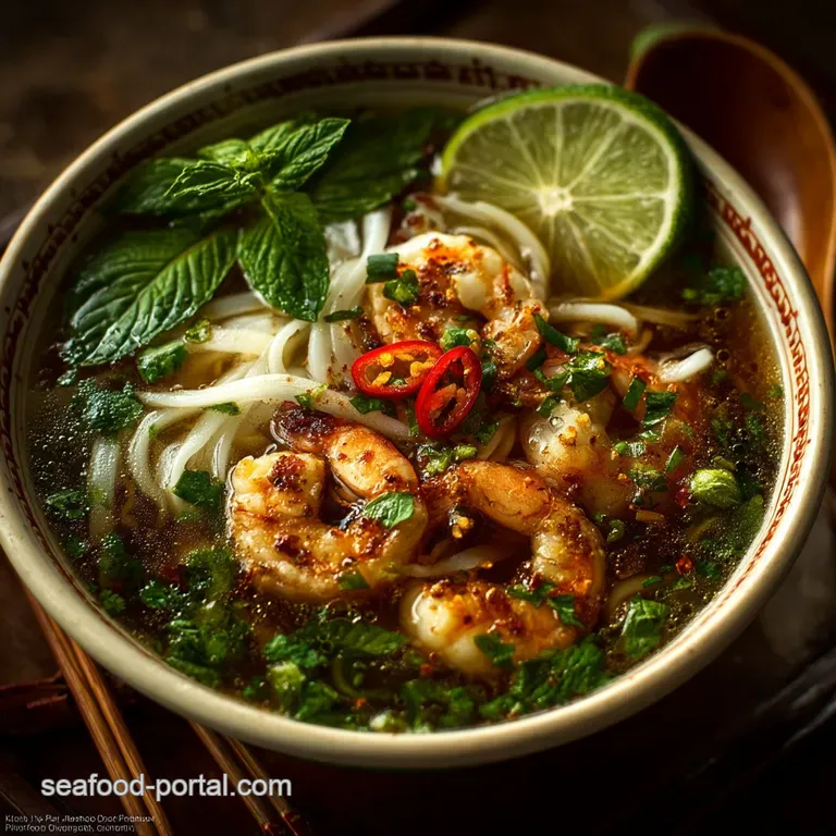 The Coastal Comfort Quick Aromatic Shrimp Pho Phở Tôm