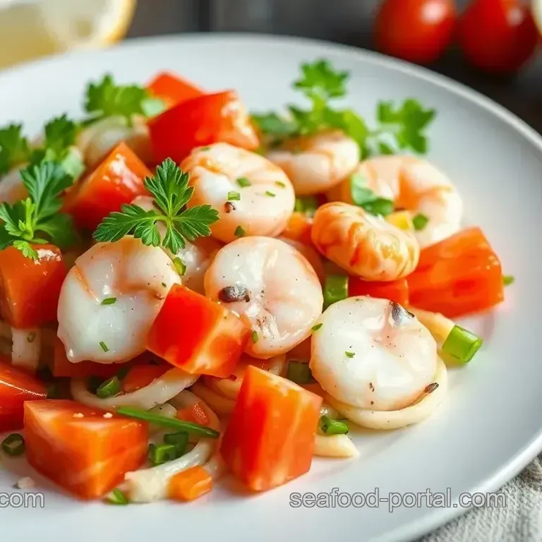Vibrant Quick Seafood Salad with Fresh Ingredients