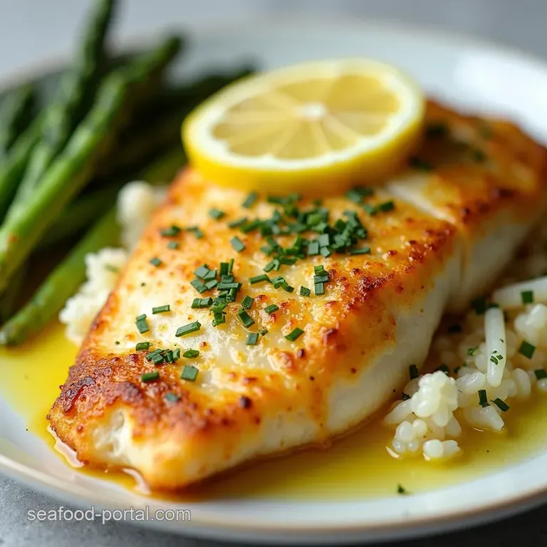 Quick Flaky Zesty Lemon Butter Fish