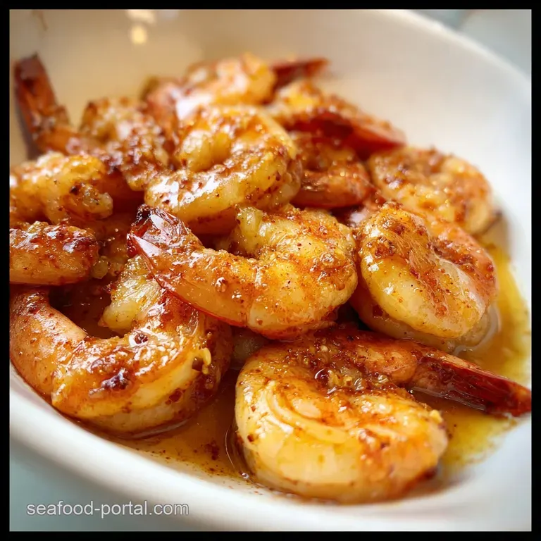 Sauteed Shrimp: Quick Garlic Butter Dish presentation