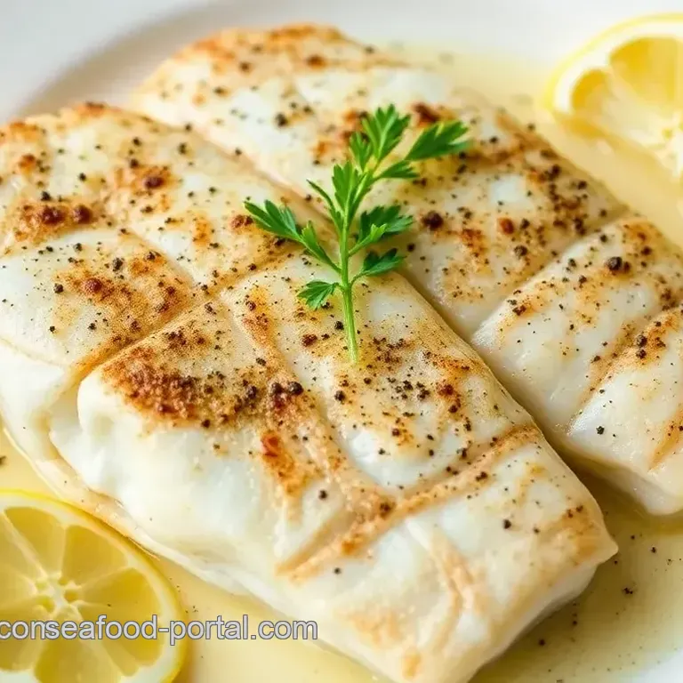 Pan-Seared Corvina Sea Bass with Lemon Herb Sauce