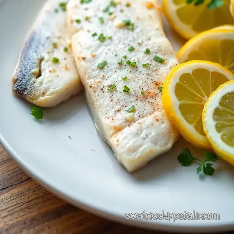 Pan-Seared Sea Trout with Zesty Herb Butter presentation