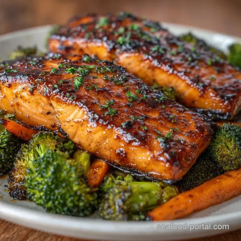 Quick Pantry Salmon Dinner: Mahogany Glazed
