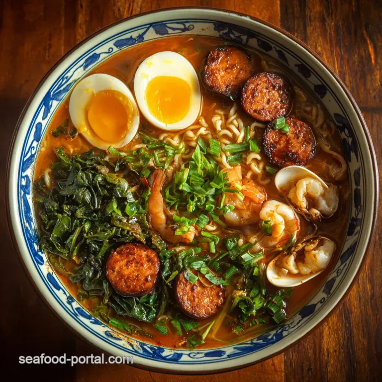 Quick Homemade Ramen with Spicy Sausage Speedy Supper Umami Broth
