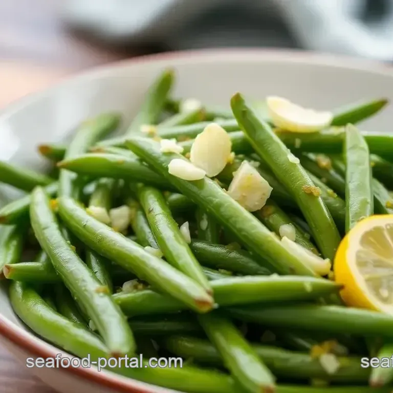 Sautéed Sea Beans with Garlic and Lemon