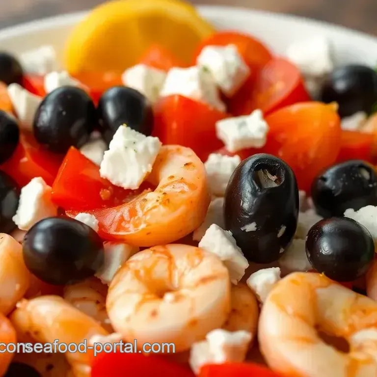 Seafood Pearl Couscous Salad with Feta