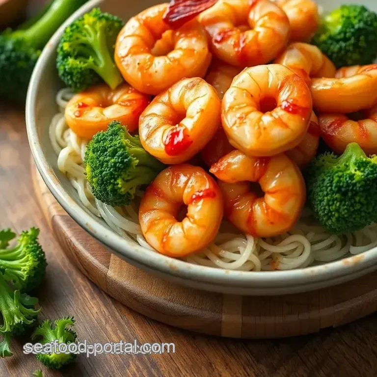 Stir Fry Shrimp with Broccoli in 20 Minutes presentation