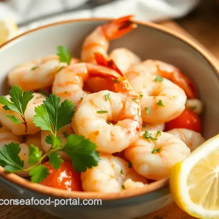 Deliciously Easy Quick Shrimp Salad with Lemon Garlic Flavor Recipe Quick Shrimp Salad with Lemon Garlic Flavor
