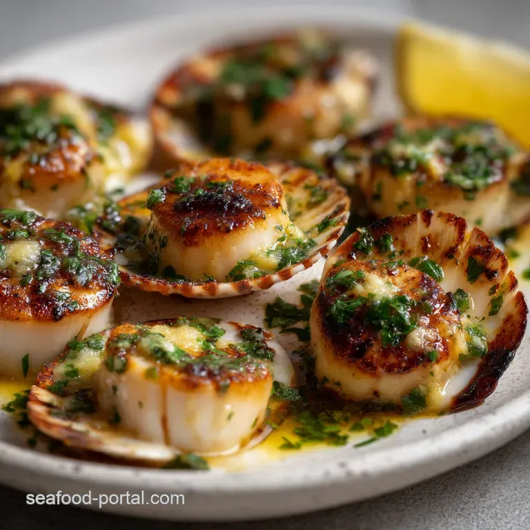 Smoked Scallops: Quick Recipe for Pellets or Charcoal presentation