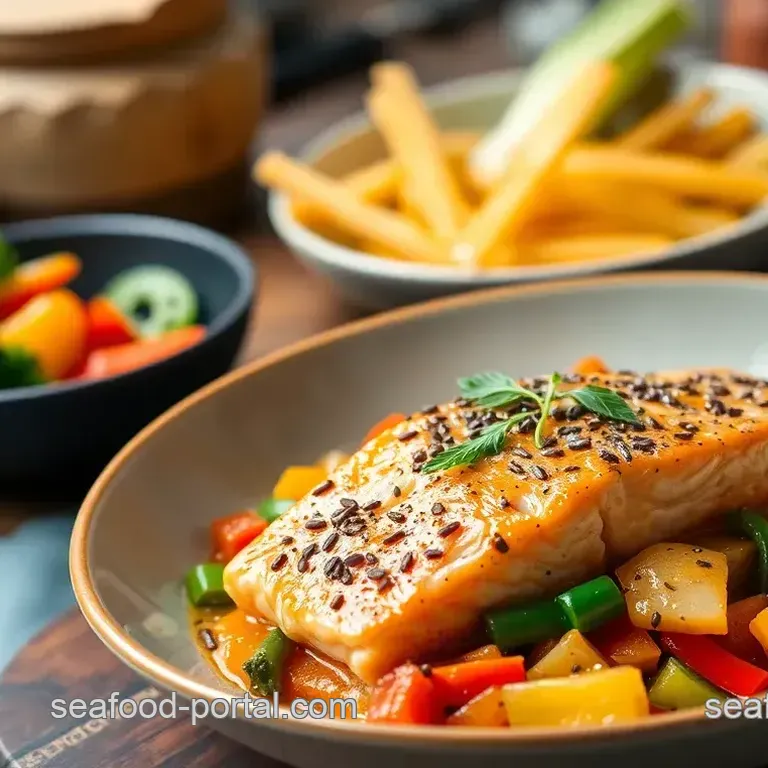 Stir-Fry Salmon with Colorful Veggies