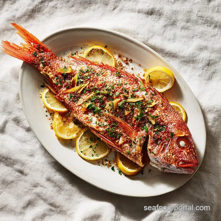 Red Snapper Recipe with Lemon and Garlic